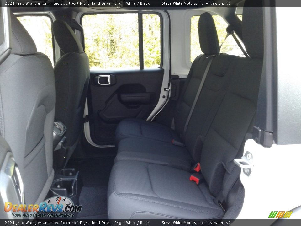 Rear Seat of 2021 Jeep Wrangler Unlimited Sport 4x4 Right Hand Drive Photo #12