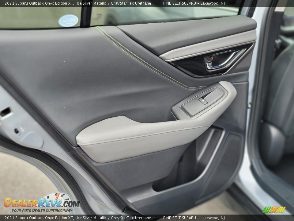 2021 Subaru Outback Onyx Edition XT Ice Silver Metallic / Gray StarTex Urethane Photo #32