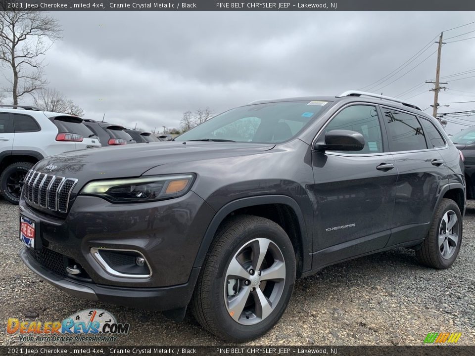 2021 Jeep Cherokee Limited 4x4 Granite Crystal Metallic / Black Photo #1