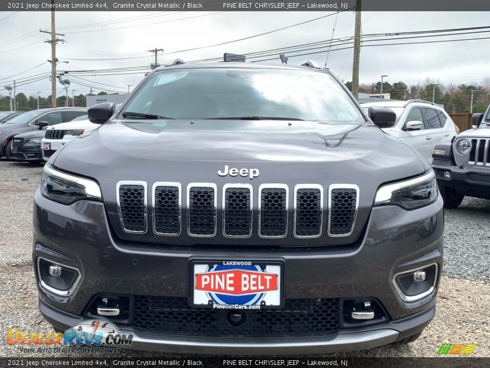 2021 Jeep Cherokee Limited 4x4 Granite Crystal Metallic / Black Photo #3