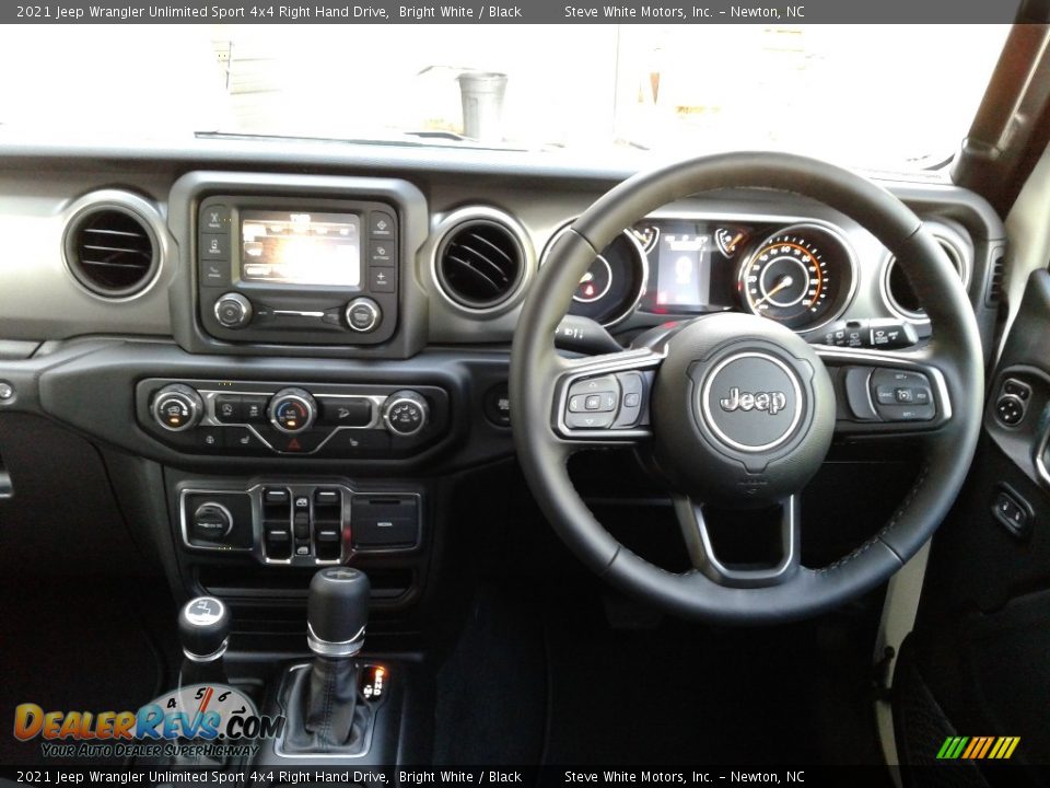 Dashboard of 2021 Jeep Wrangler Unlimited Sport 4x4 Right Hand Drive Photo #16