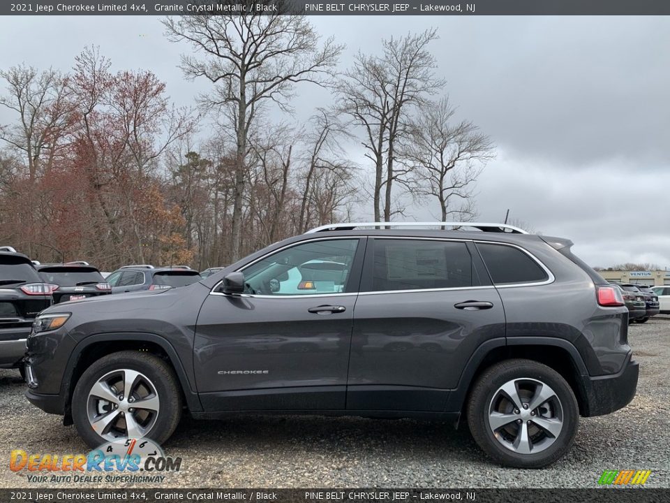 2021 Jeep Cherokee Limited 4x4 Granite Crystal Metallic / Black Photo #4