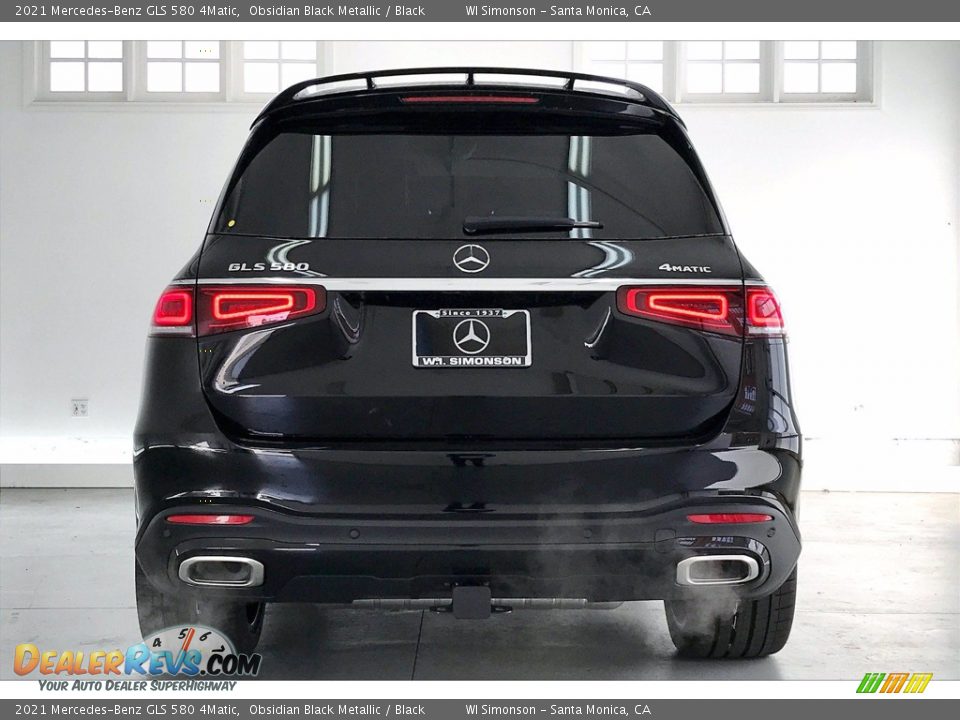 2021 Mercedes-Benz GLS 580 4Matic Obsidian Black Metallic / Black Photo #3