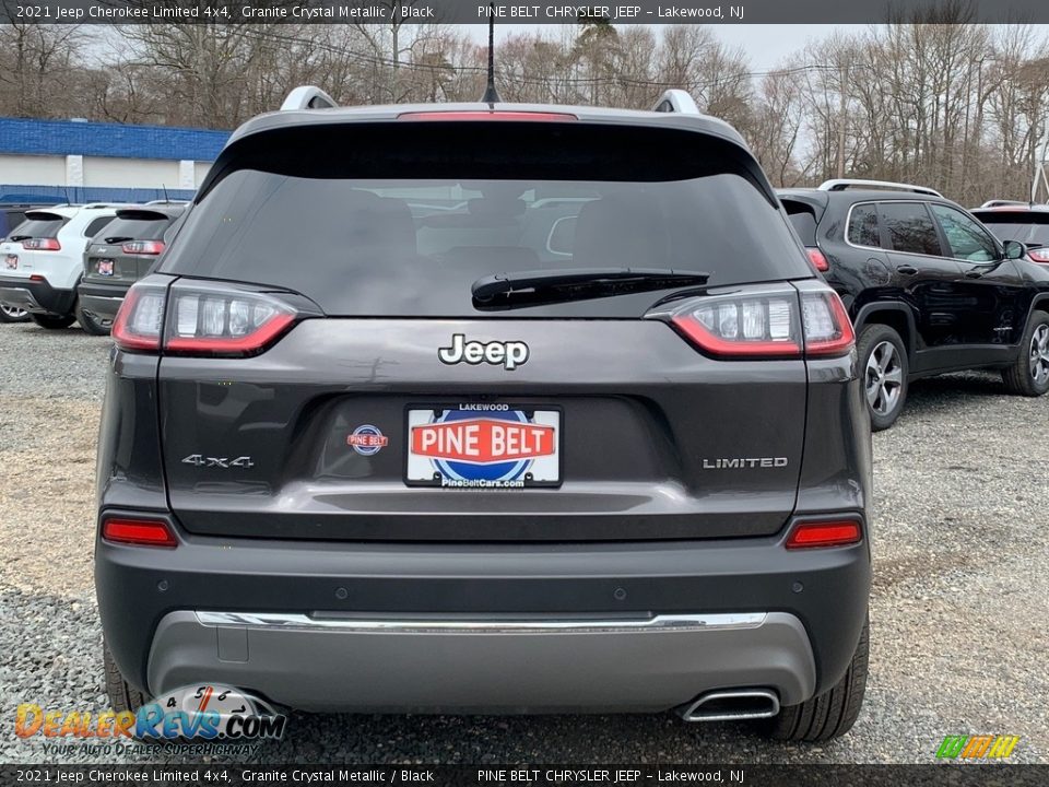 2021 Jeep Cherokee Limited 4x4 Granite Crystal Metallic / Black Photo #7