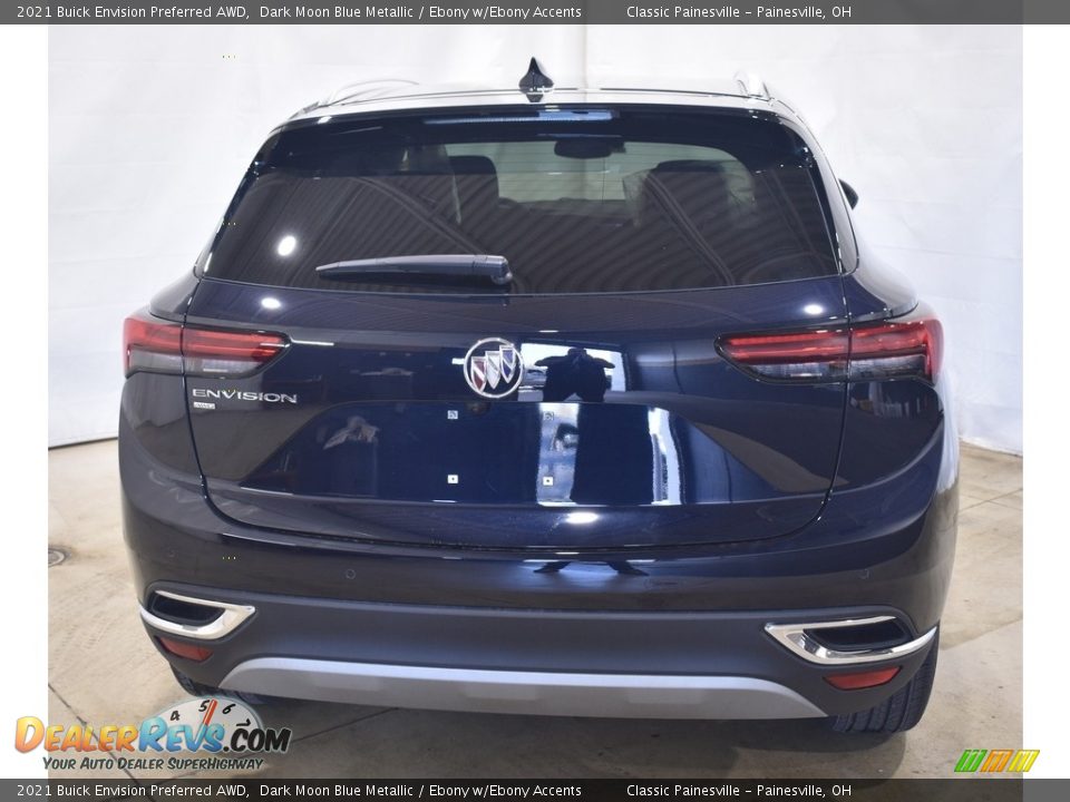 2021 Buick Envision Preferred AWD Dark Moon Blue Metallic / Ebony w/Ebony Accents Photo #3