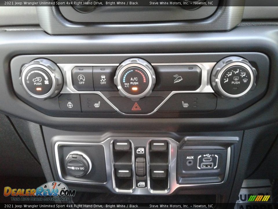 Controls of 2021 Jeep Wrangler Unlimited Sport 4x4 Right Hand Drive Photo #24
