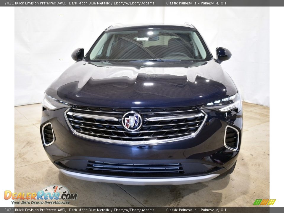 2021 Buick Envision Preferred AWD Dark Moon Blue Metallic / Ebony w/Ebony Accents Photo #4