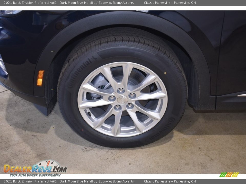 2021 Buick Envision Preferred AWD Dark Moon Blue Metallic / Ebony w/Ebony Accents Photo #5