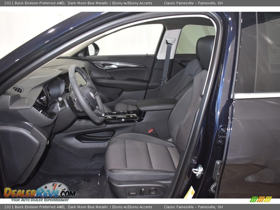 2021 Buick Envision Preferred AWD Dark Moon Blue Metallic / Ebony w/Ebony Accents Photo #6