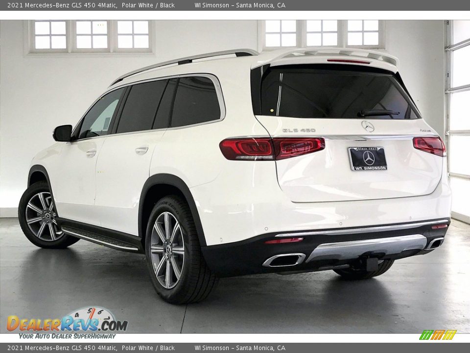 2021 Mercedes-Benz GLS 450 4Matic Polar White / Black Photo #2