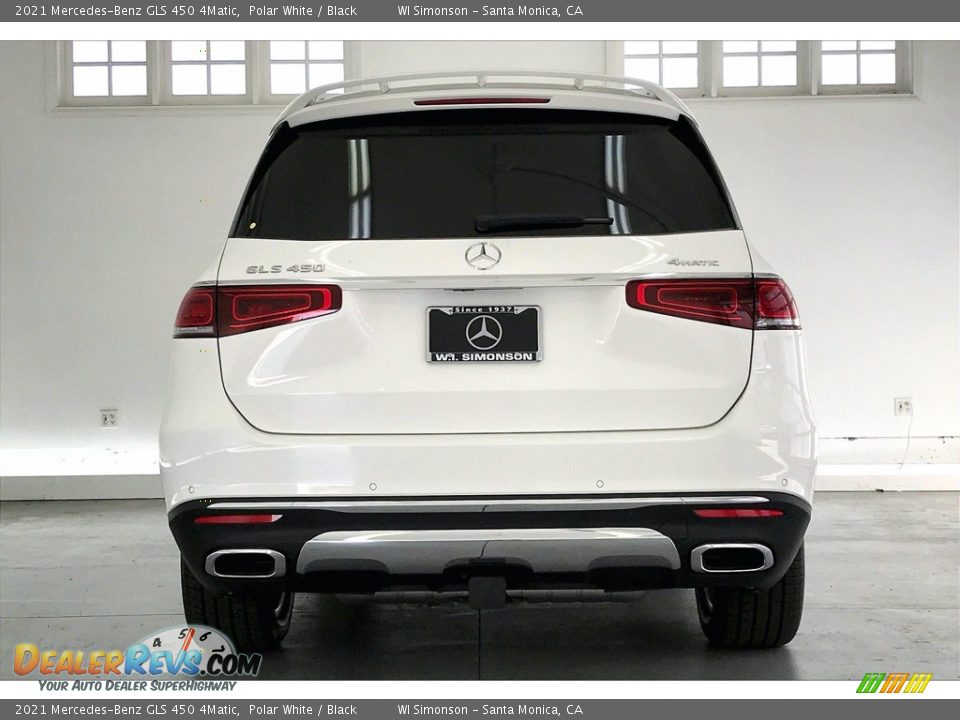 2021 Mercedes-Benz GLS 450 4Matic Polar White / Black Photo #3