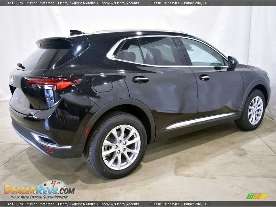 2021 Buick Envision Preferred Ebony Twilight Metallic / Ebony w/Ebony Accents Photo #2