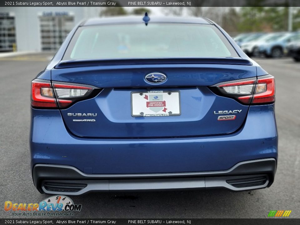 2021 Subaru Legacy Sport Abyss Blue Pearl / Titanium Gray Photo #18