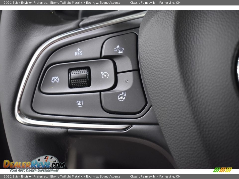 2021 Buick Envision Preferred Ebony Twilight Metallic / Ebony w/Ebony Accents Photo #10