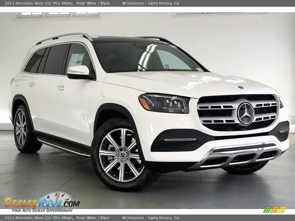 2021 Mercedes-Benz GLS 450 4Matic Polar White / Black Photo #12