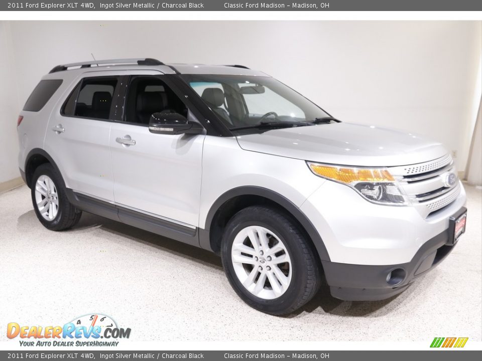 2011 Ford Explorer XLT 4WD Ingot Silver Metallic / Charcoal Black Photo #1