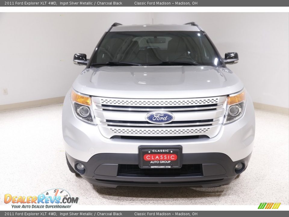 2011 Ford Explorer XLT 4WD Ingot Silver Metallic / Charcoal Black Photo #2
