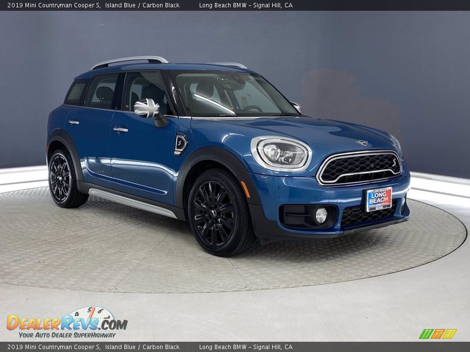 2019 Mini Countryman Cooper S Island Blue / Carbon Black Photo #1