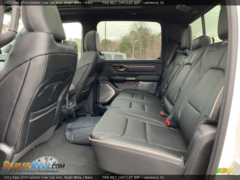 Rear Seat of 2021 Ram 1500 Limited Crew Cab 4x4 Photo #9