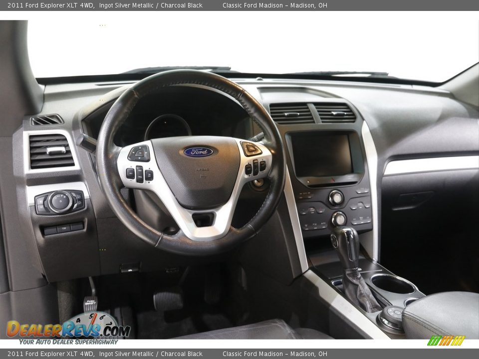 2011 Ford Explorer XLT 4WD Ingot Silver Metallic / Charcoal Black Photo #6