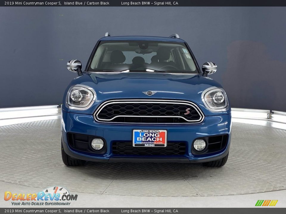 2019 Mini Countryman Cooper S Island Blue / Carbon Black Photo #2