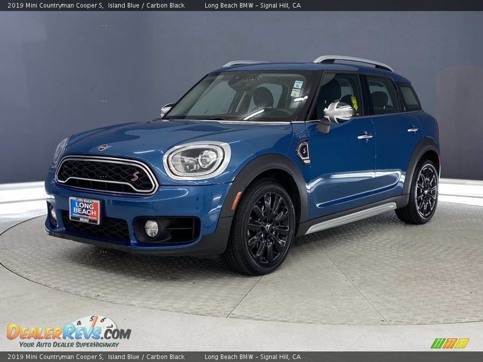 2019 Mini Countryman Cooper S Island Blue / Carbon Black Photo #3