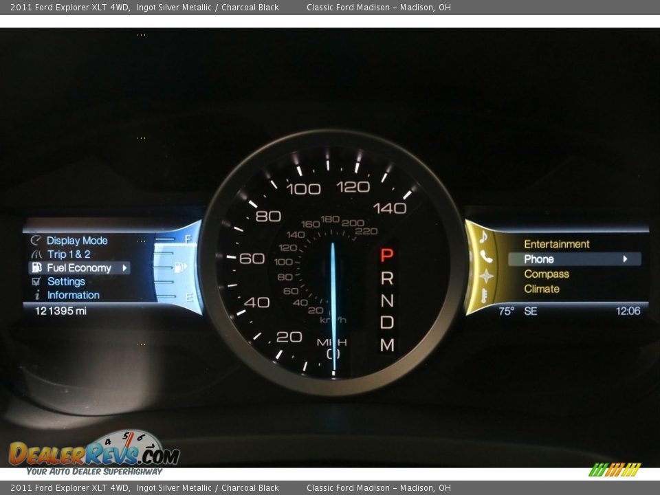 2011 Ford Explorer XLT 4WD Ingot Silver Metallic / Charcoal Black Photo #8