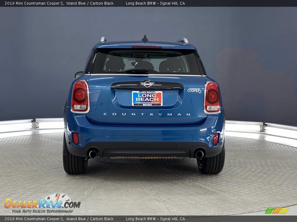 2019 Mini Countryman Cooper S Island Blue / Carbon Black Photo #4