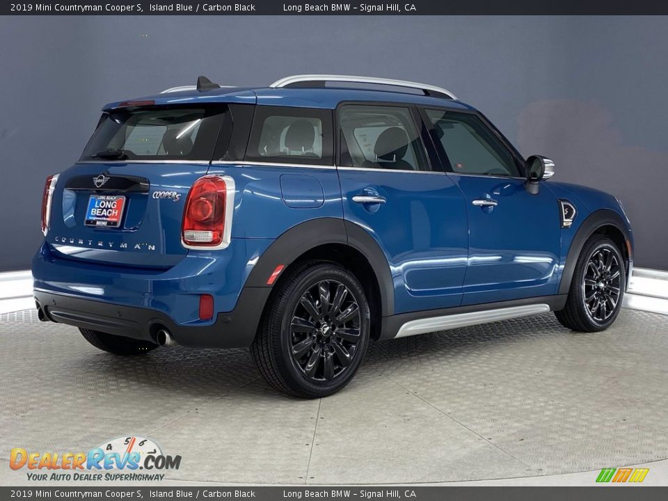 2019 Mini Countryman Cooper S Island Blue / Carbon Black Photo #5