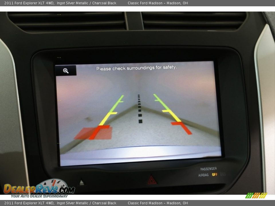 2011 Ford Explorer XLT 4WD Ingot Silver Metallic / Charcoal Black Photo #11