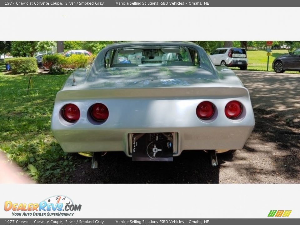 1977 Chevrolet Corvette Coupe Silver / Smoked Gray Photo #8