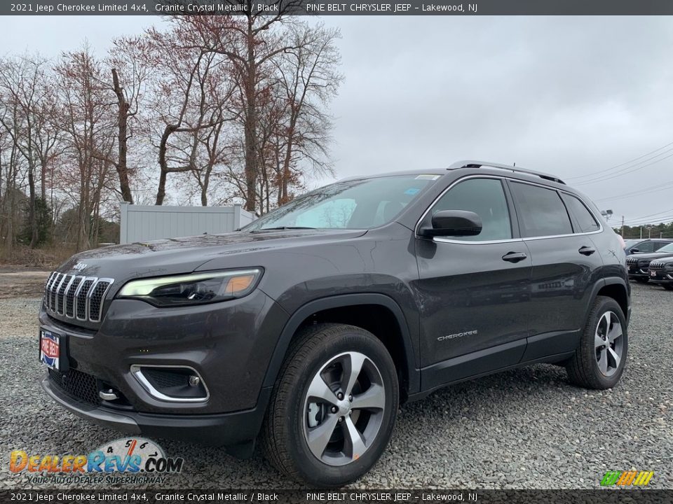 2021 Jeep Cherokee Limited 4x4 Granite Crystal Metallic / Black Photo #1