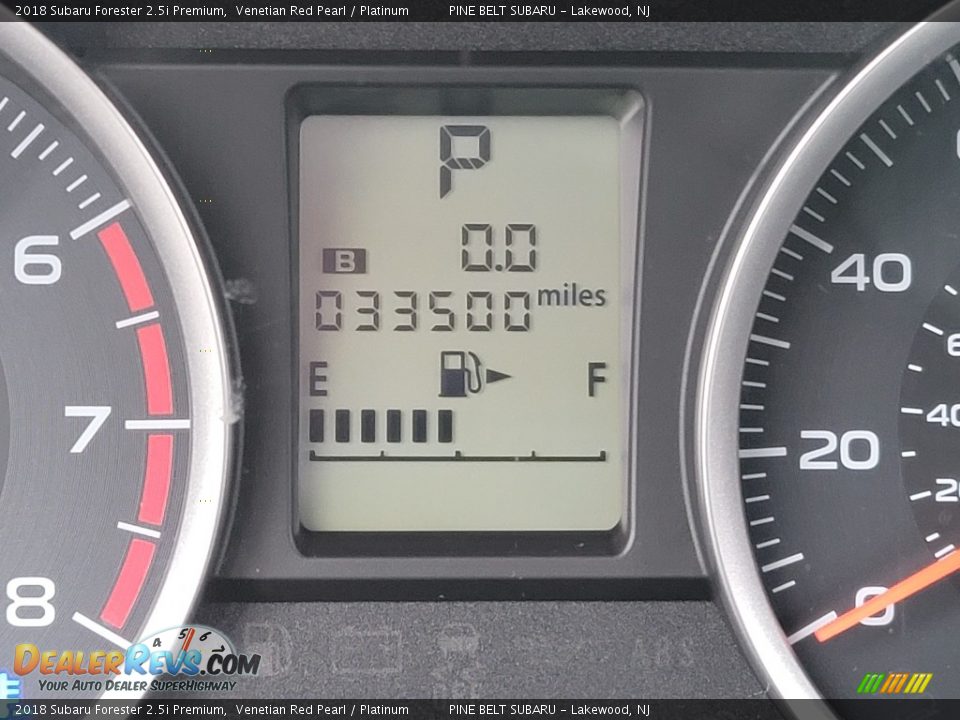 2018 Subaru Forester 2.5i Premium Venetian Red Pearl / Platinum Photo #3