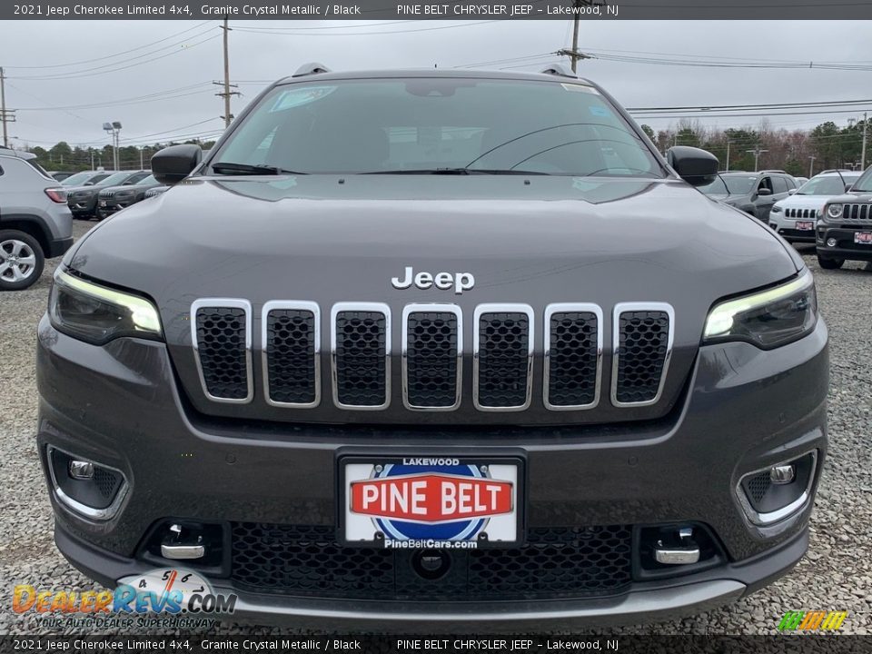 2021 Jeep Cherokee Limited 4x4 Granite Crystal Metallic / Black Photo #3