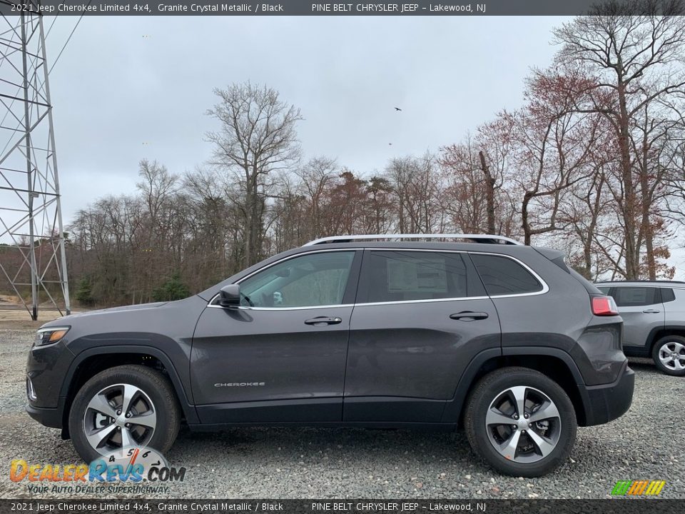 2021 Jeep Cherokee Limited 4x4 Granite Crystal Metallic / Black Photo #4