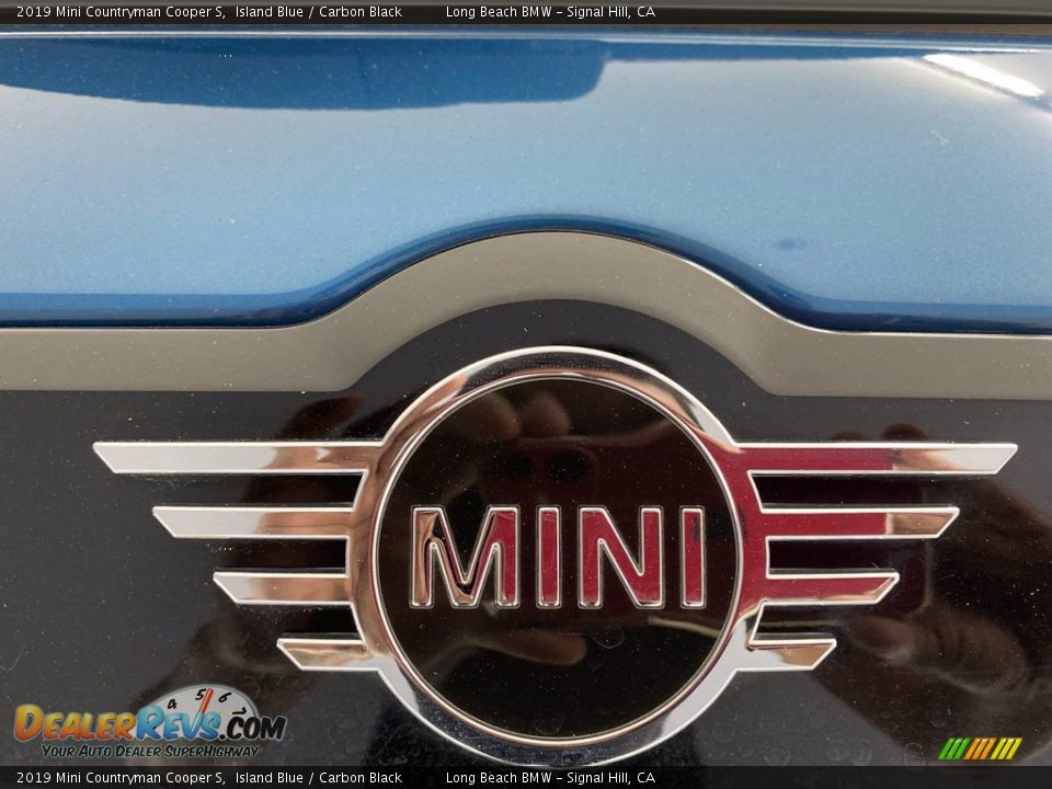 2019 Mini Countryman Cooper S Island Blue / Carbon Black Photo #10