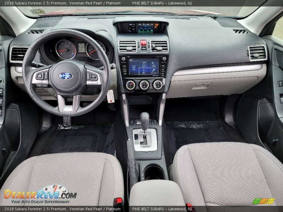 2018 Subaru Forester 2.5i Premium Venetian Red Pearl / Platinum Photo #6