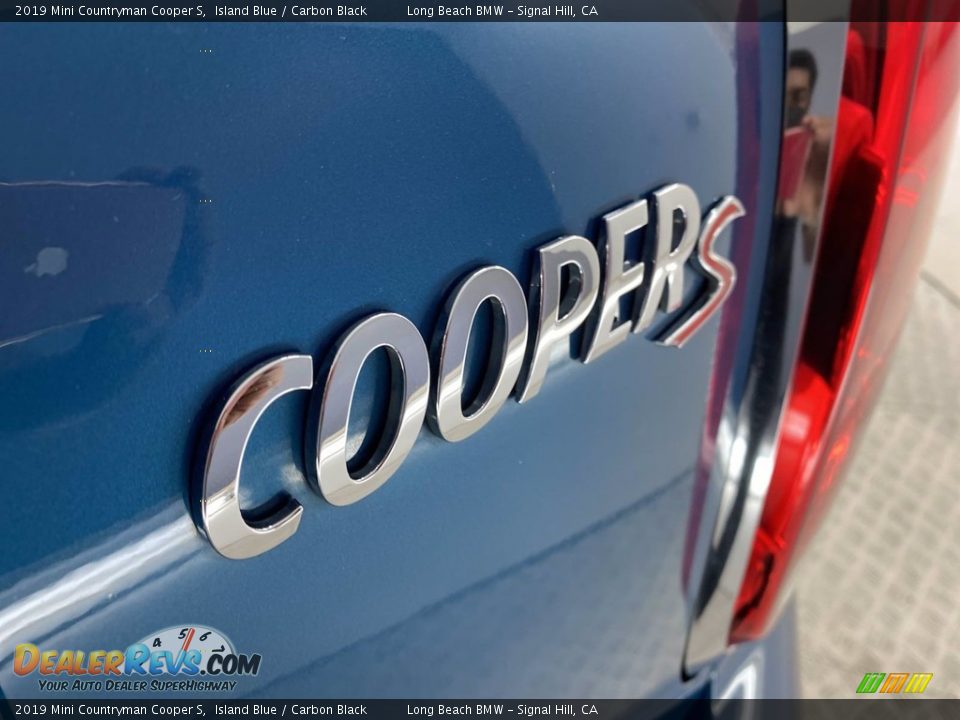 2019 Mini Countryman Cooper S Island Blue / Carbon Black Photo #11