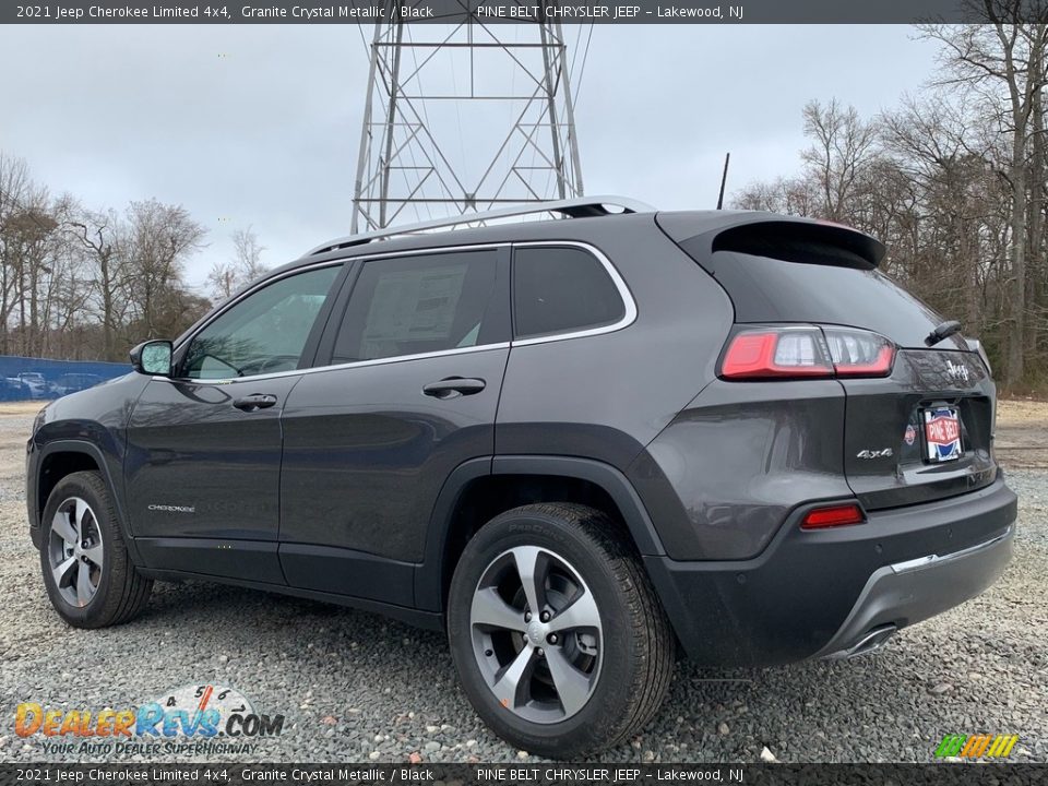 2021 Jeep Cherokee Limited 4x4 Granite Crystal Metallic / Black Photo #6