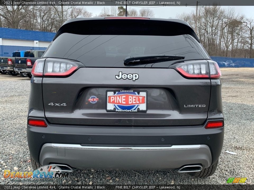 2021 Jeep Cherokee Limited 4x4 Granite Crystal Metallic / Black Photo #7