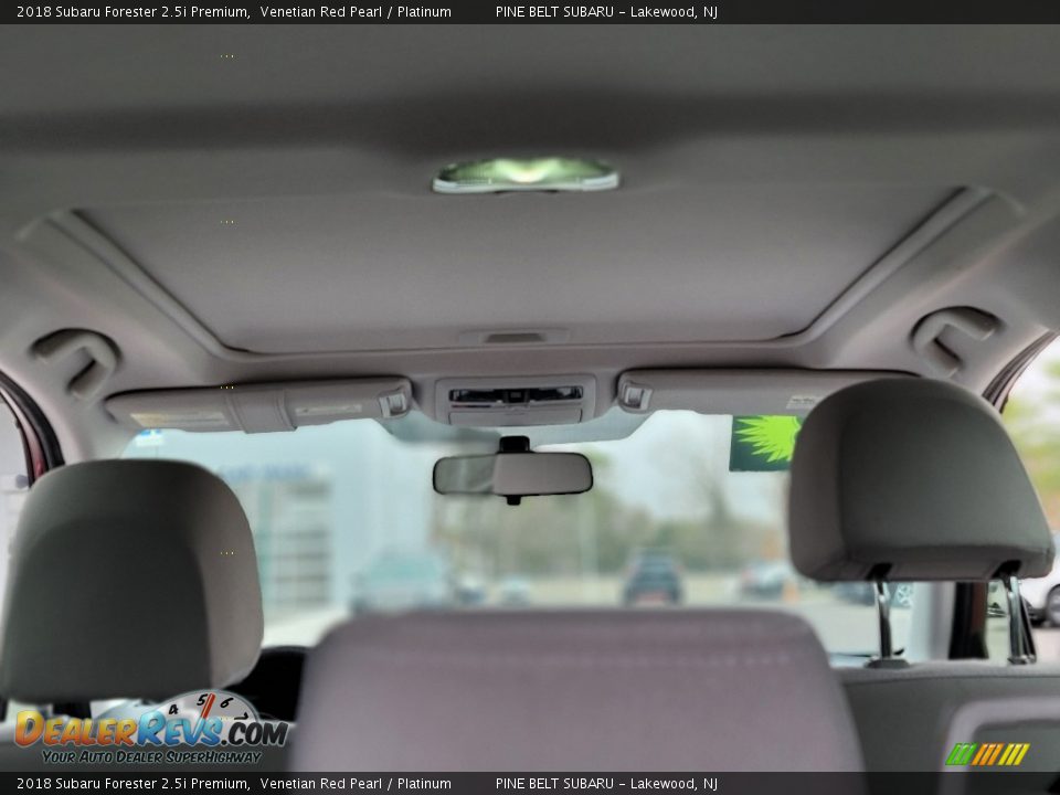 2018 Subaru Forester 2.5i Premium Venetian Red Pearl / Platinum Photo #9