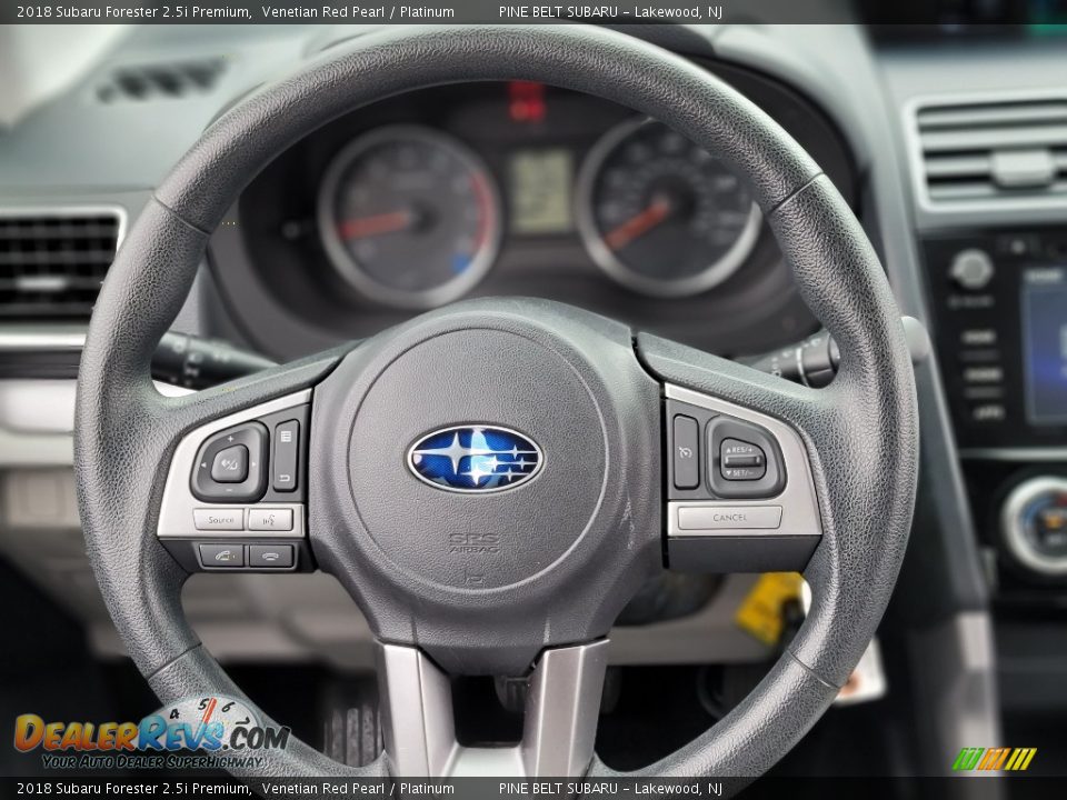 2018 Subaru Forester 2.5i Premium Venetian Red Pearl / Platinum Photo #10