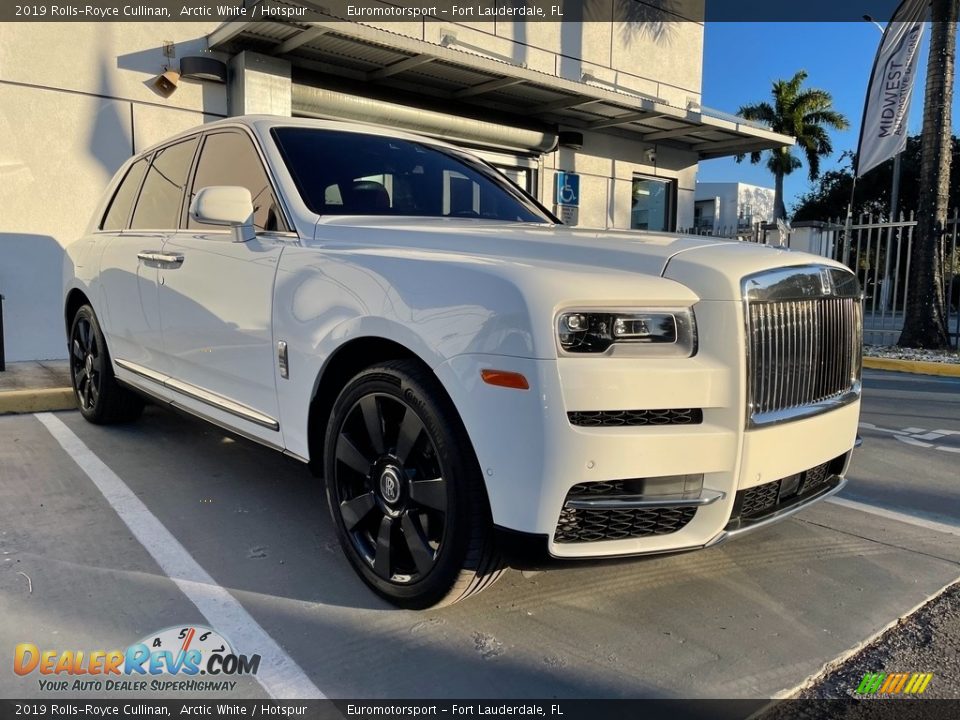 2019 Rolls-Royce Cullinan Arctic White / Hotspur Photo #4