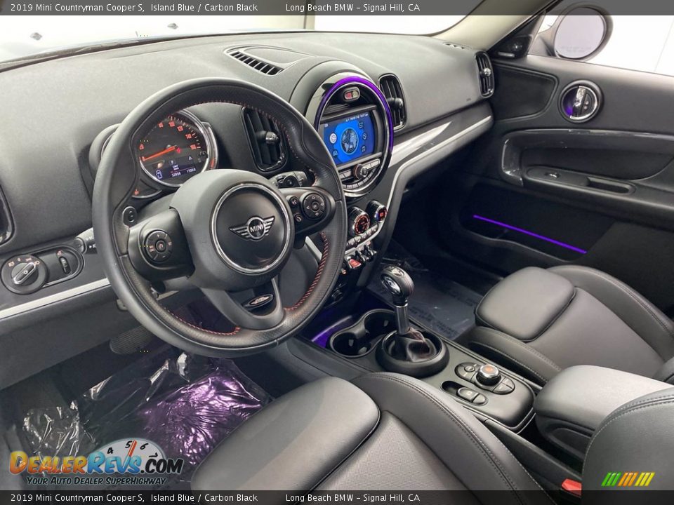 2019 Mini Countryman Cooper S Island Blue / Carbon Black Photo #17