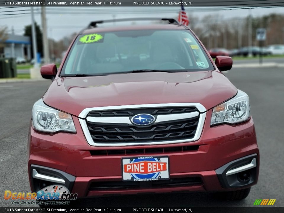 2018 Subaru Forester 2.5i Premium Venetian Red Pearl / Platinum Photo #14