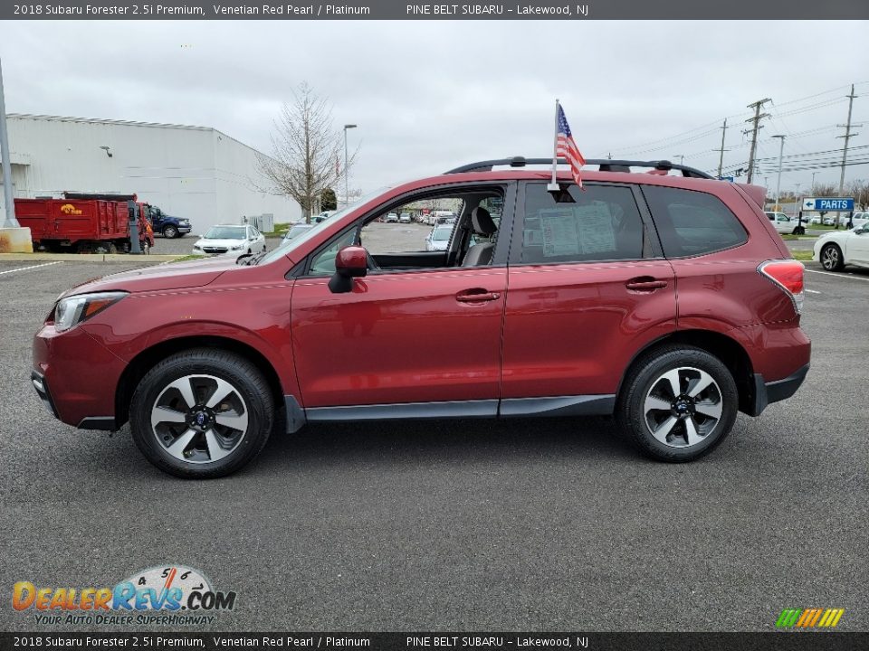 2018 Subaru Forester 2.5i Premium Venetian Red Pearl / Platinum Photo #15
