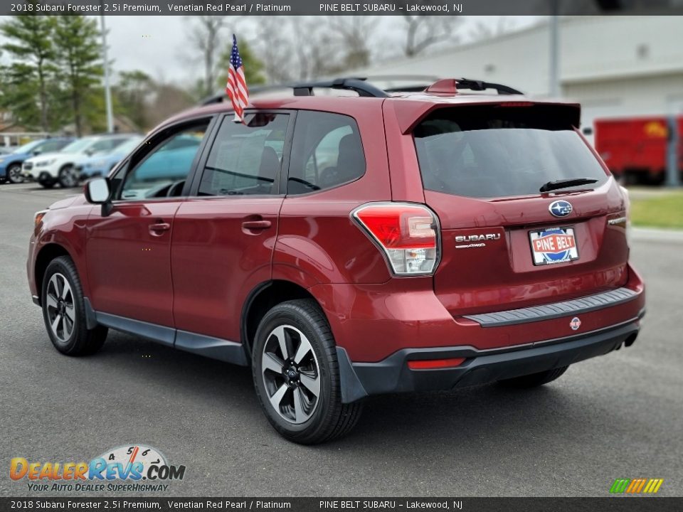 2018 Subaru Forester 2.5i Premium Venetian Red Pearl / Platinum Photo #16