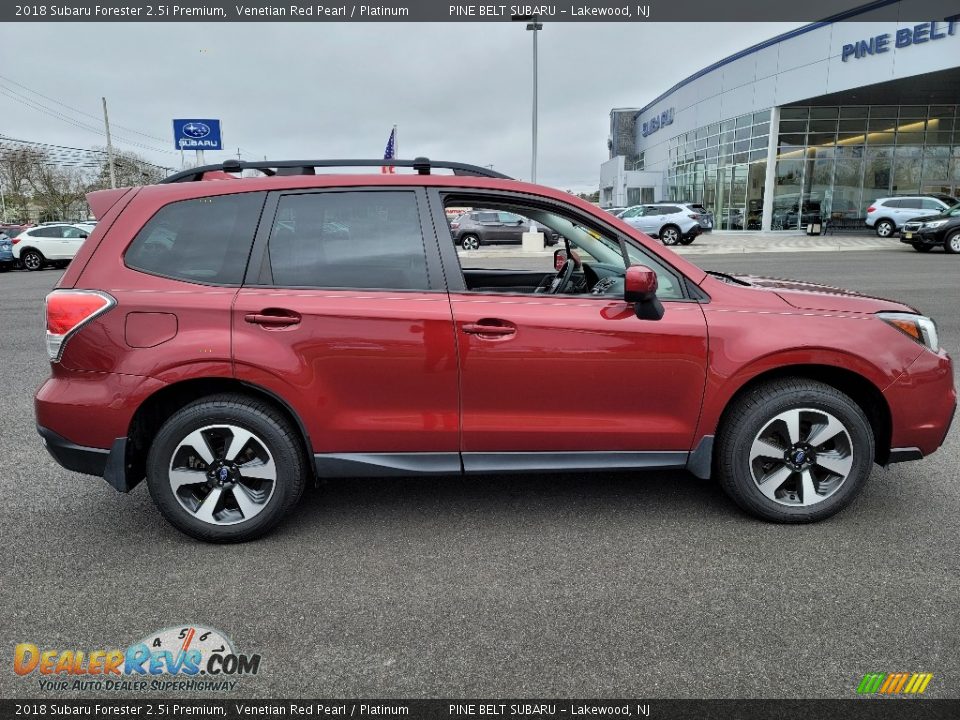 2018 Subaru Forester 2.5i Premium Venetian Red Pearl / Platinum Photo #19