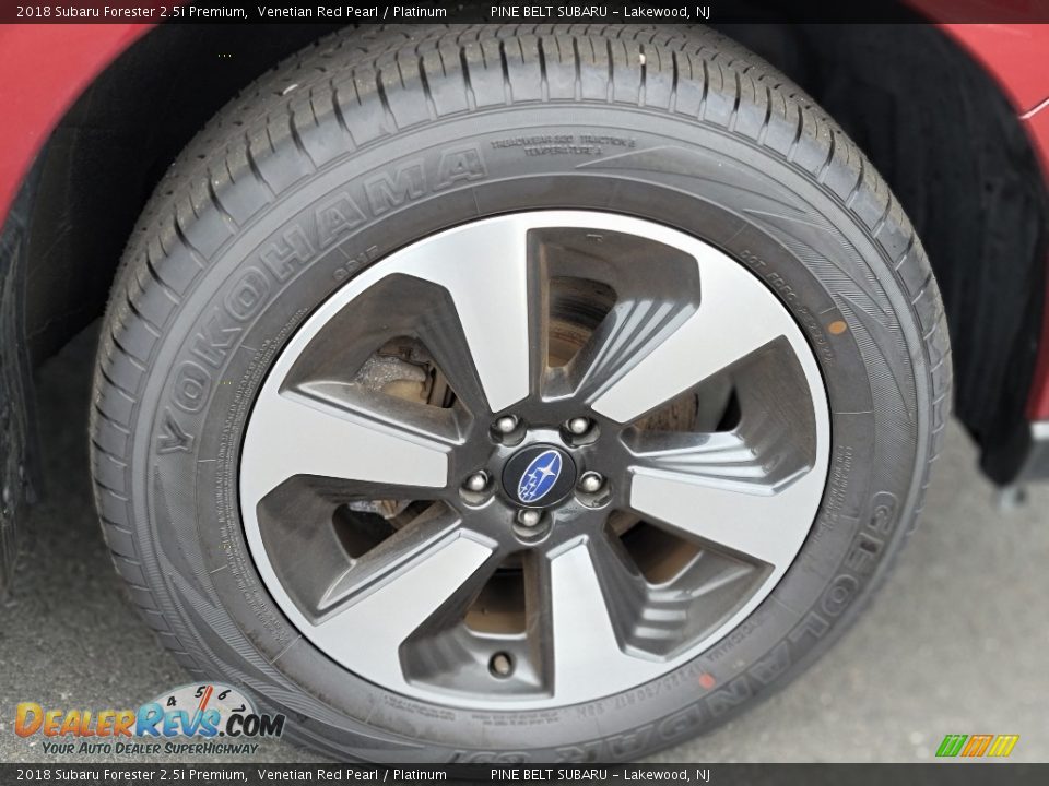 2018 Subaru Forester 2.5i Premium Venetian Red Pearl / Platinum Photo #20