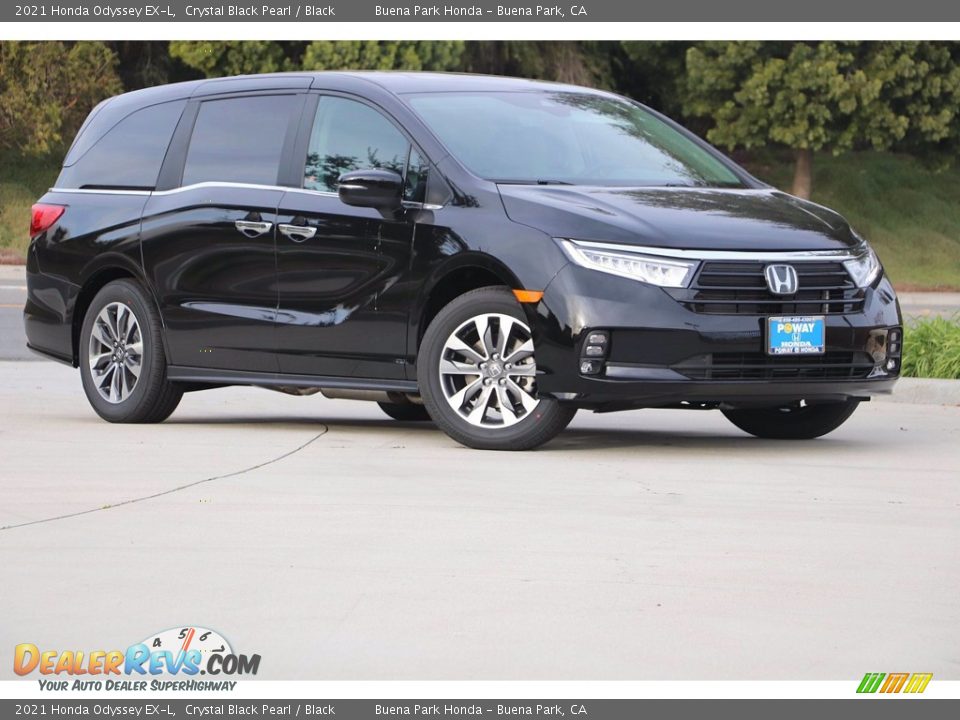 2021 Honda Odyssey EX-L Crystal Black Pearl / Black Photo #2